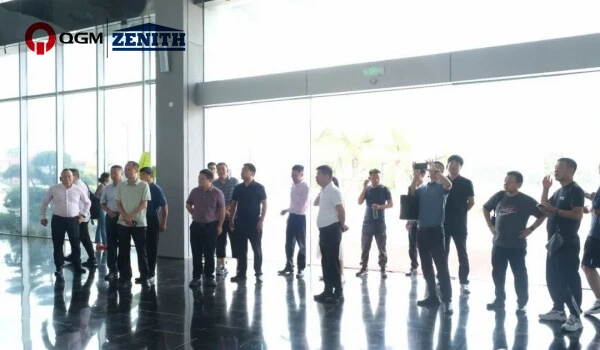 Η αντιπροσωπεία του Δικτύου Βιομηχανικών Στερεών Αποβλήτων επισκέφθηκε την Quangong Co., Ltd. για επιθεώρηση και ανταλλαγή