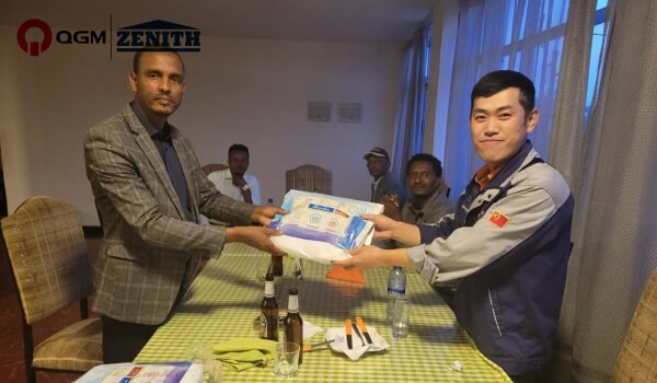 Ολοκληρώθηκε η νέα γραμμή παραγωγής μηχανών παραγωγής μπλοκ QGM QT6 στο Nekemte για μεταπολεμική ανακατασκευή.