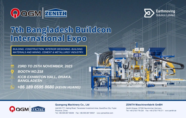 Γνωρίστε την QGM-ZENITH στο Bangladesh 2023 Buildcon