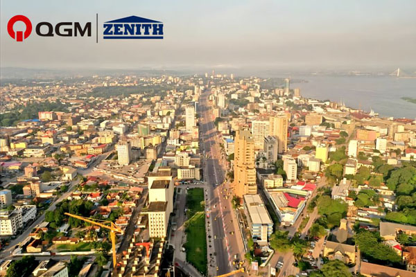 Μηχανή μπλοκ σκυροδέματος QGM QT6 στην KINSHASA D.R CONGO
